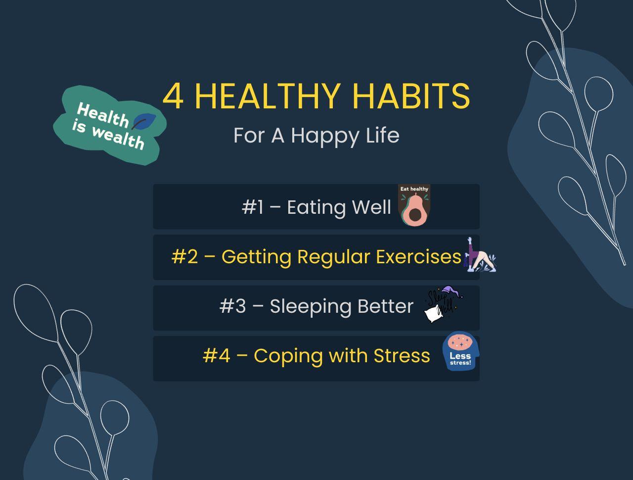 Healthy Habits for a Happy Life in 2024: Tips and Tricks